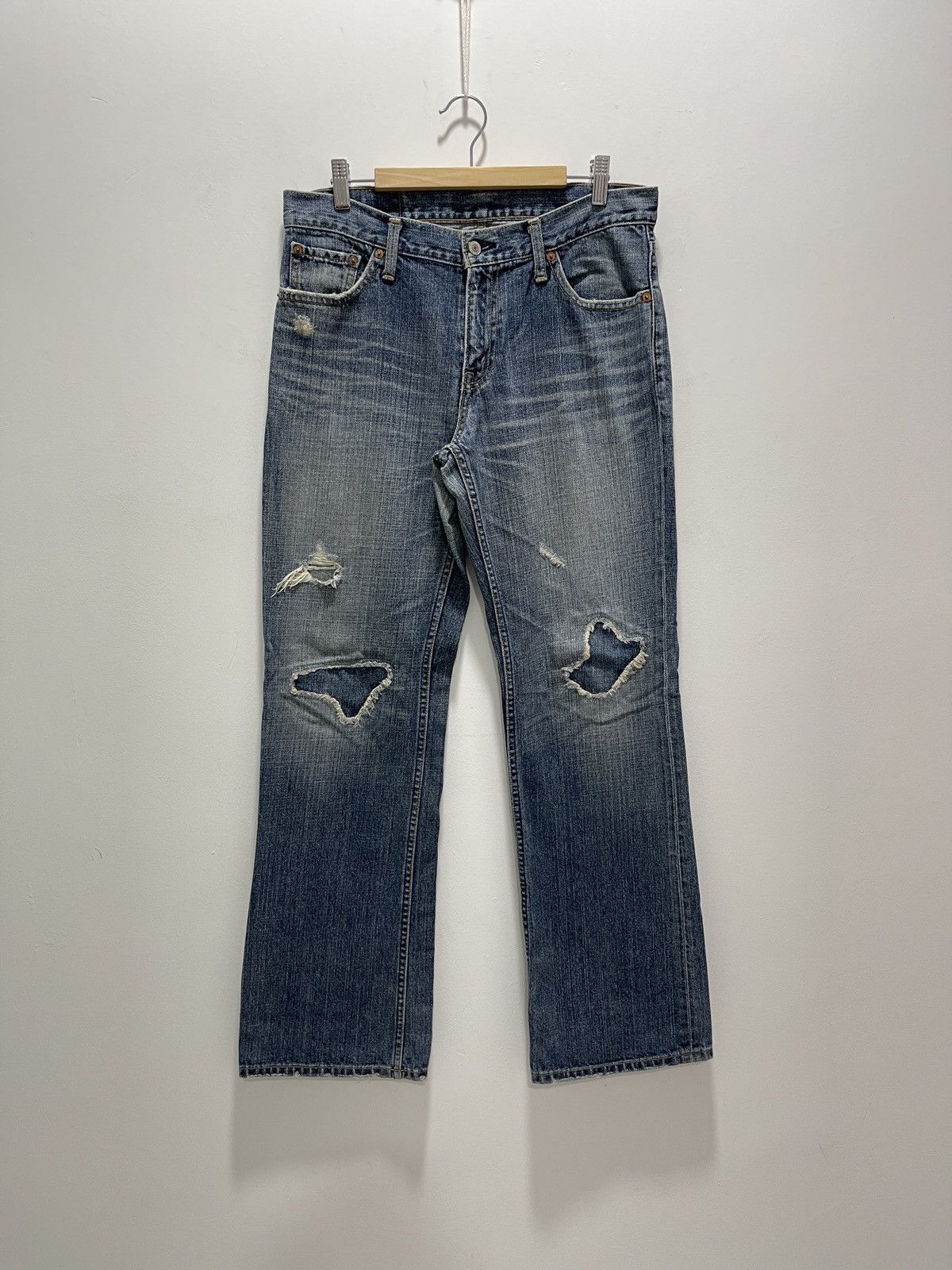 Levi's × Levi's Vintage Clothing × Vintage VINTAGE LEVI’S NON SELVEDGE DISTRESSED DENIM JEANS Size US 30 / EU 46 - 1 Thumbnail