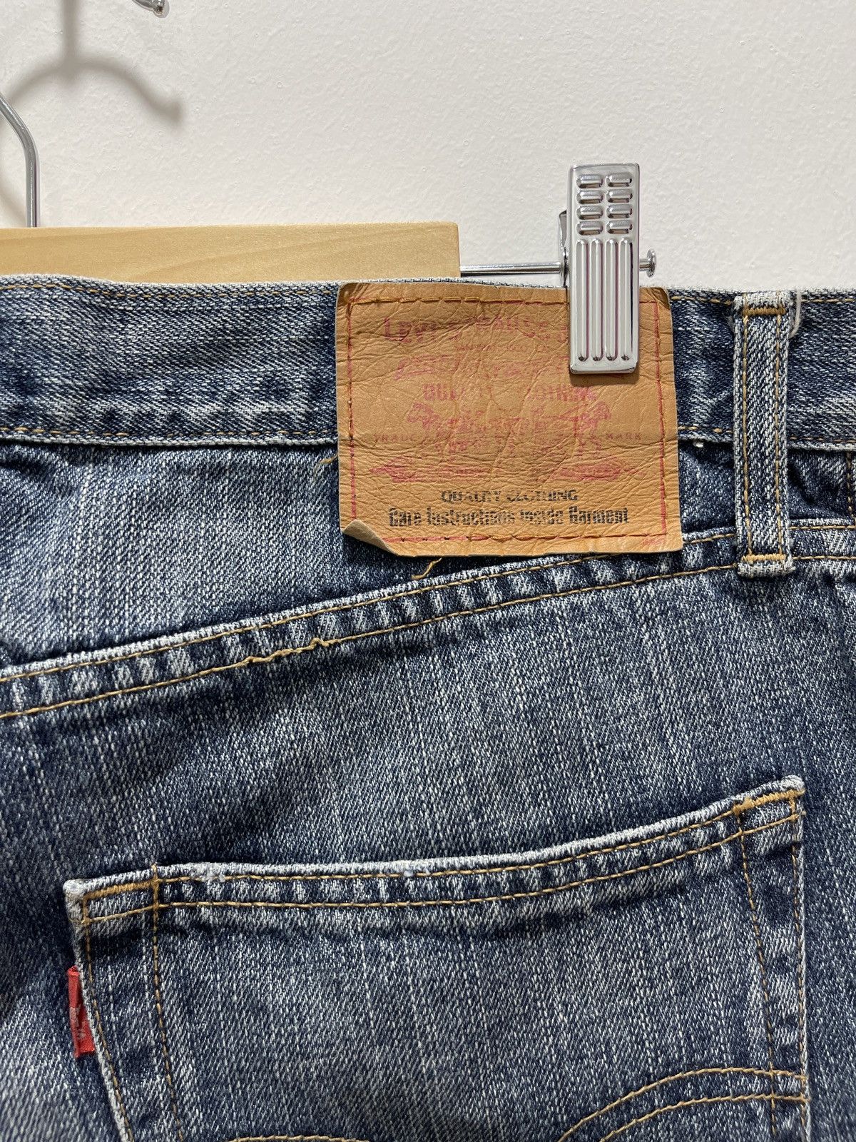 Levi's × Levi's Vintage Clothing × Vintage VINTAGE LEVI’S NON SELVEDGE DISTRESSED DENIM JEANS Size US 30 / EU 46 - 12 Thumbnail