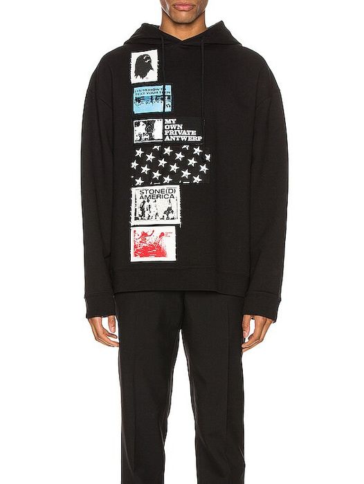 Raf Simons Appliqué Patch Hoodie