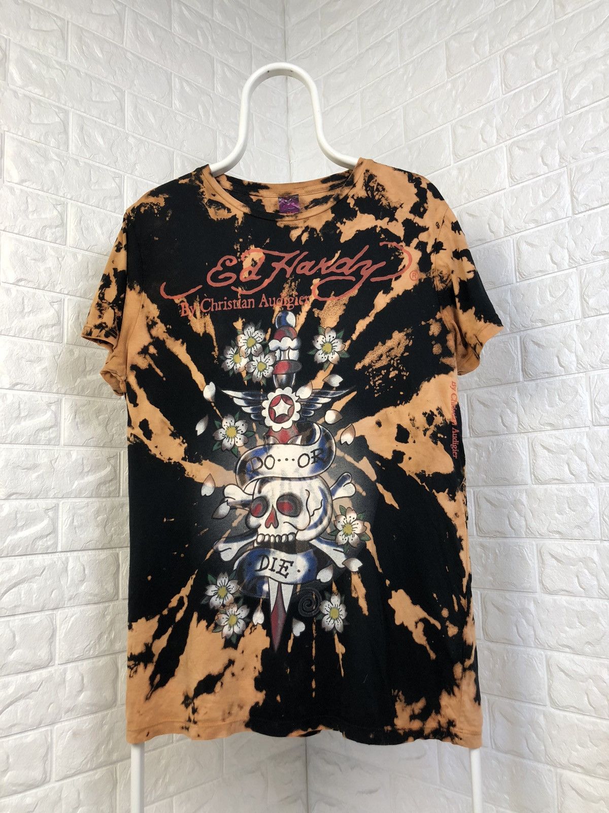 Christian Audigier × Ed Hardy Ed Hardy Tie-dye Tshirt Size US L / EU 52-54 / 3 - 3 Thumbnail