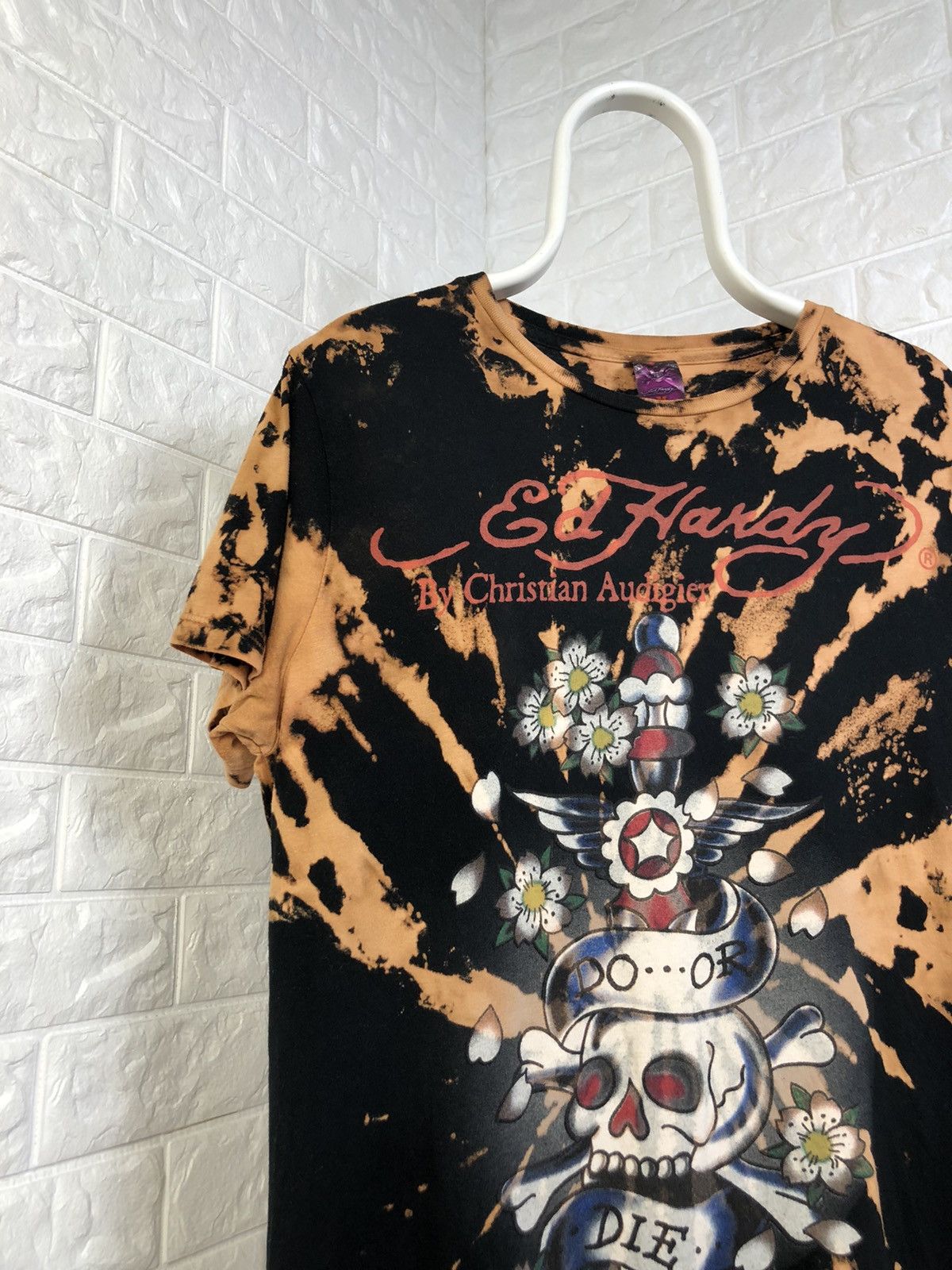 Christian Audigier × Ed Hardy Ed Hardy Tie-dye Tshirt Size US L / EU 52-54 / 3 - 6 Thumbnail