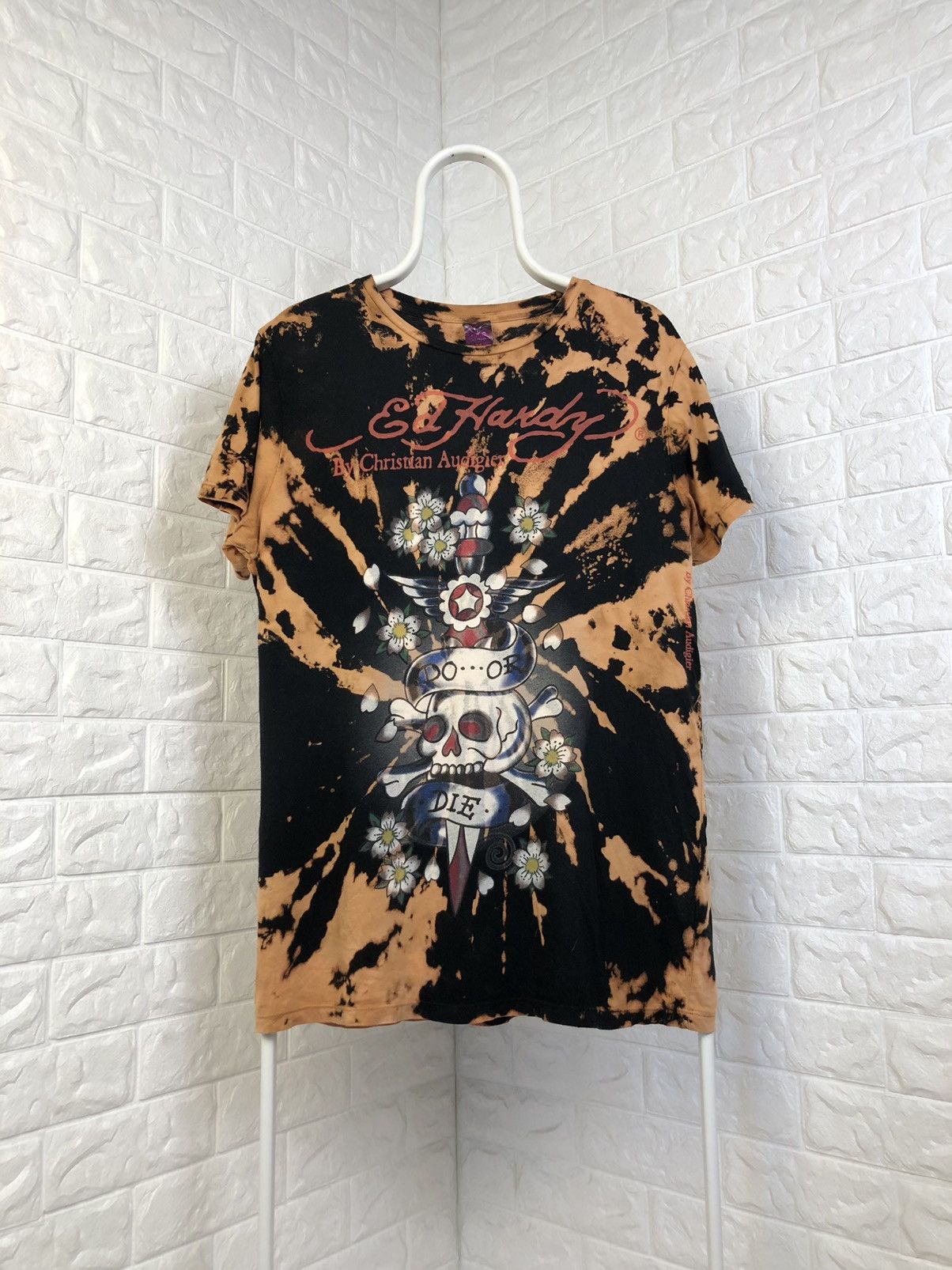 Christian Audigier × Ed Hardy Ed Hardy Tie-dye Tshirt Size US L / EU 52-54 / 3 - 1 Thumbnail