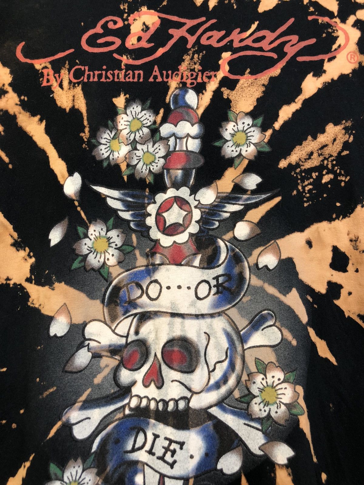 Christian Audigier × Ed Hardy Ed Hardy Tie-dye Tshirt Size US L / EU 52-54 / 3 - 7 Thumbnail