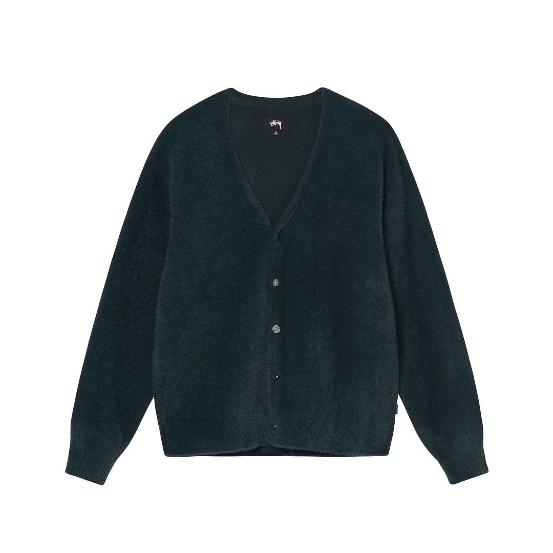 Stussy Shaggy Cardigan | Grailed