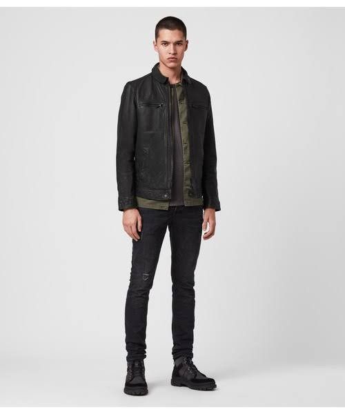 Allsaints Allsaints Lark Leather Biker Jacket Size US M / EU 48-50 / 2 - 3 Thumbnail