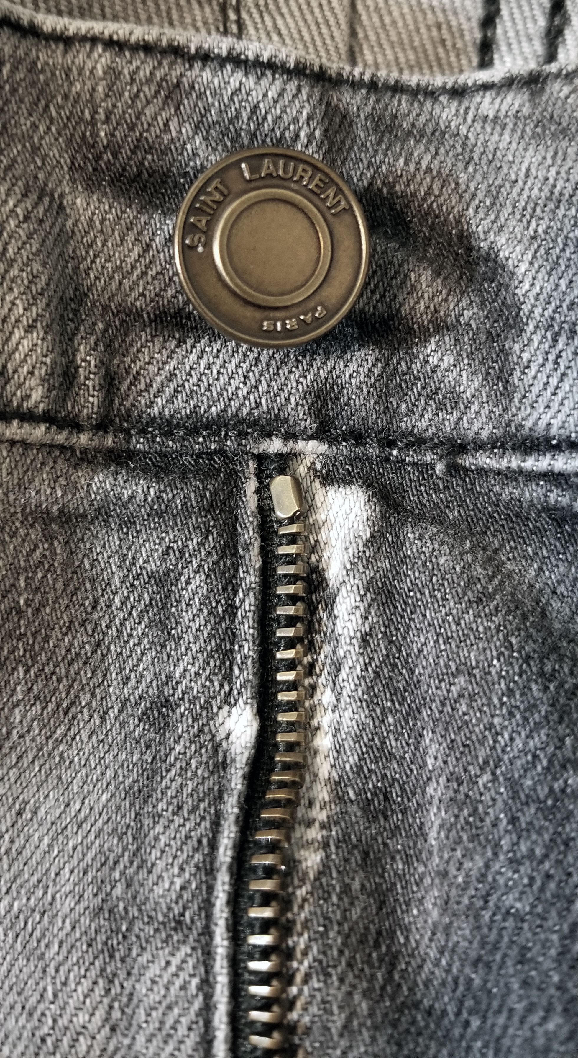 Saint Laurent Paris FW16 Grey D02 Jeans Size US 29 - 5 Thumbnail