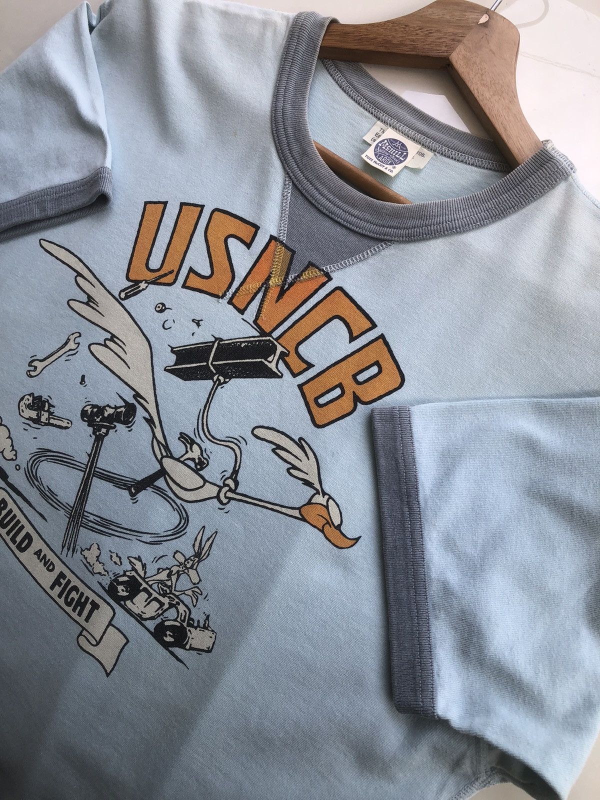 The Real McCoy's Rare🔥Vintage 90s USNCB Toys Mc Coys T Shirt Size US L / EU 52-54 / 3 - 9 Thumbnail