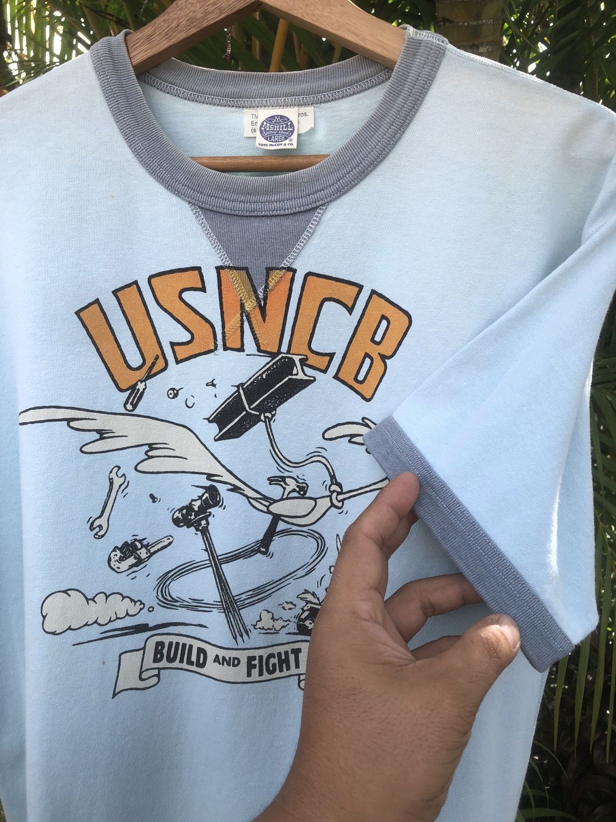 The Real McCoy's Rare🔥Vintage 90s USNCB Toys Mc Coys T Shirt Size US L / EU 52-54 / 3 - 7 Thumbnail