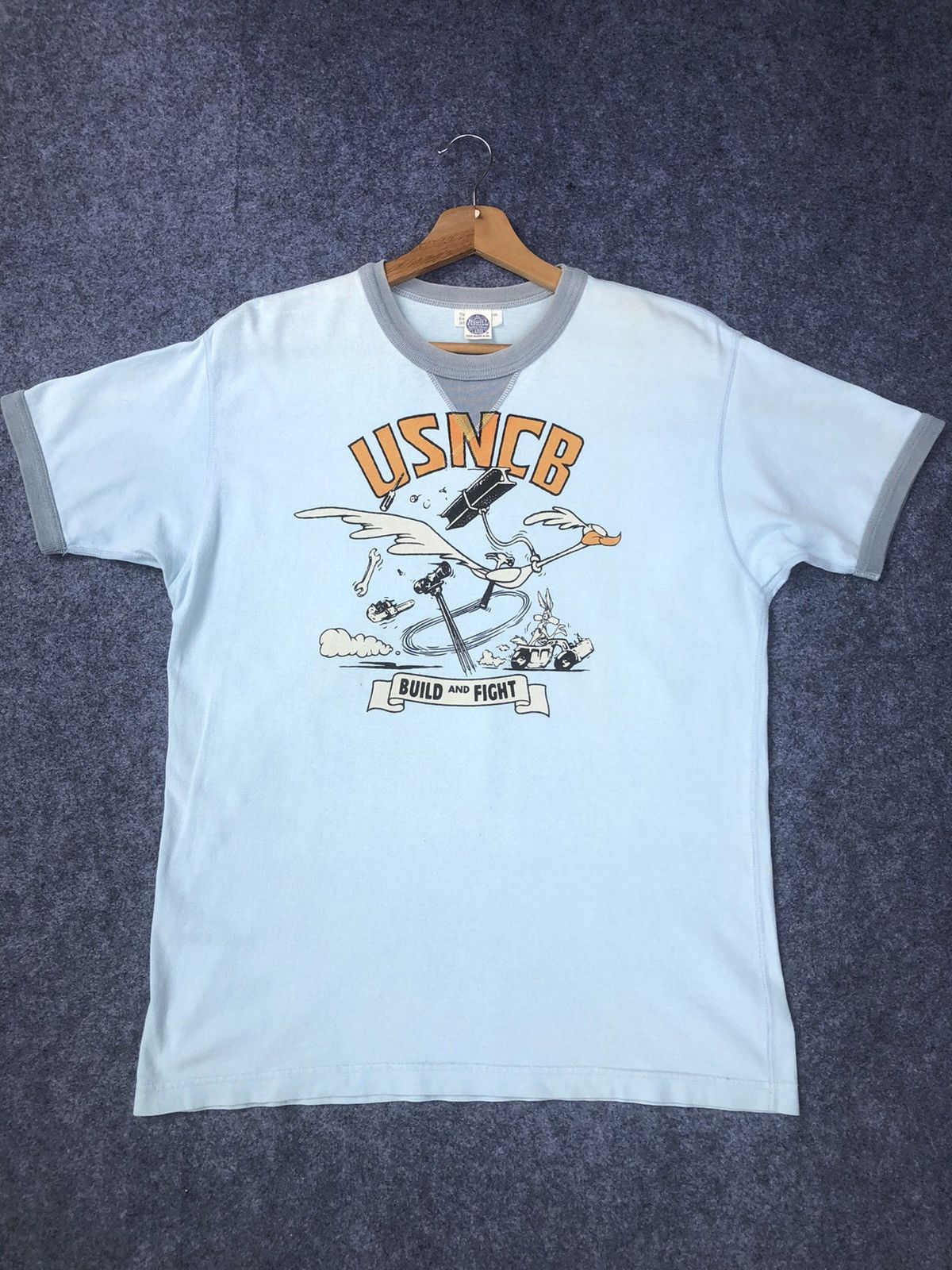 The Real McCoy's Rare🔥Vintage 90s USNCB Toys Mc Coys T Shirt Size US L / EU 52-54 / 3 - 12 Thumbnail