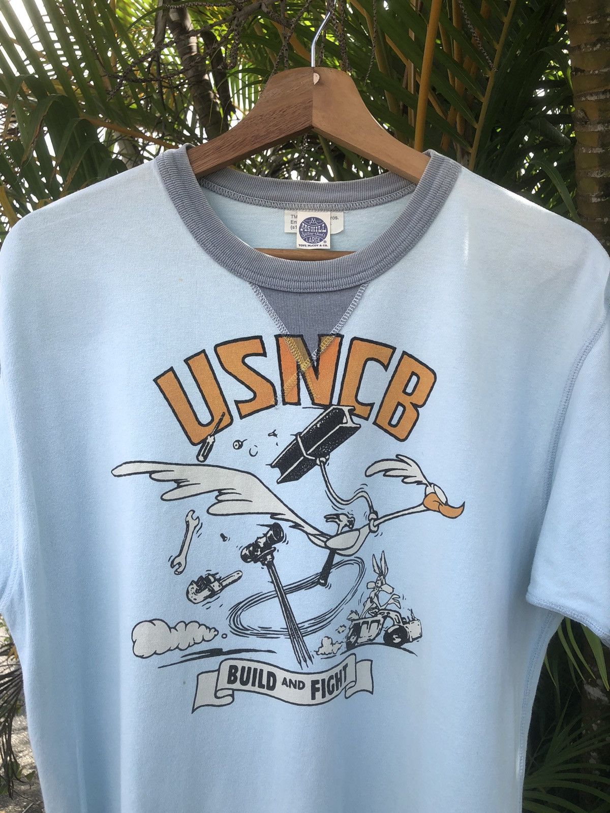 The Real McCoy's Rare🔥Vintage 90s USNCB Toys Mc Coys T Shirt Size US L / EU 52-54 / 3 - 2 Thumbnail