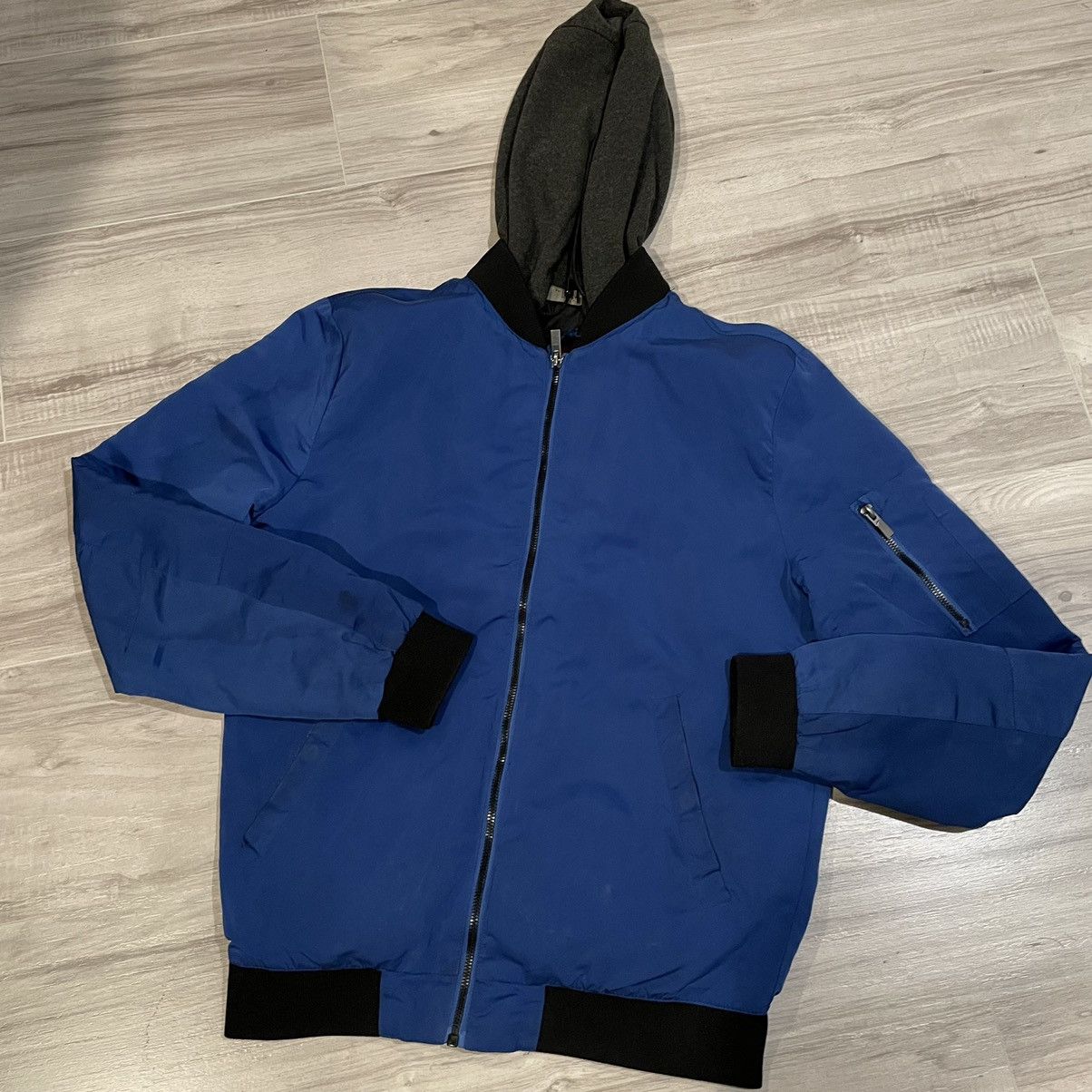 Zara Zara Jacket in Blue with Hood Size Small Size US S / EU 44-46 / 1 - 1 Thumbnail