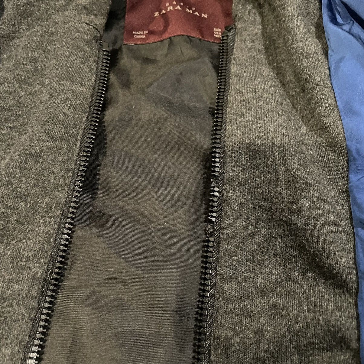 Zara Zara Jacket in Blue with Hood Size Small Size US S / EU 44-46 / 1 - 4 Thumbnail
