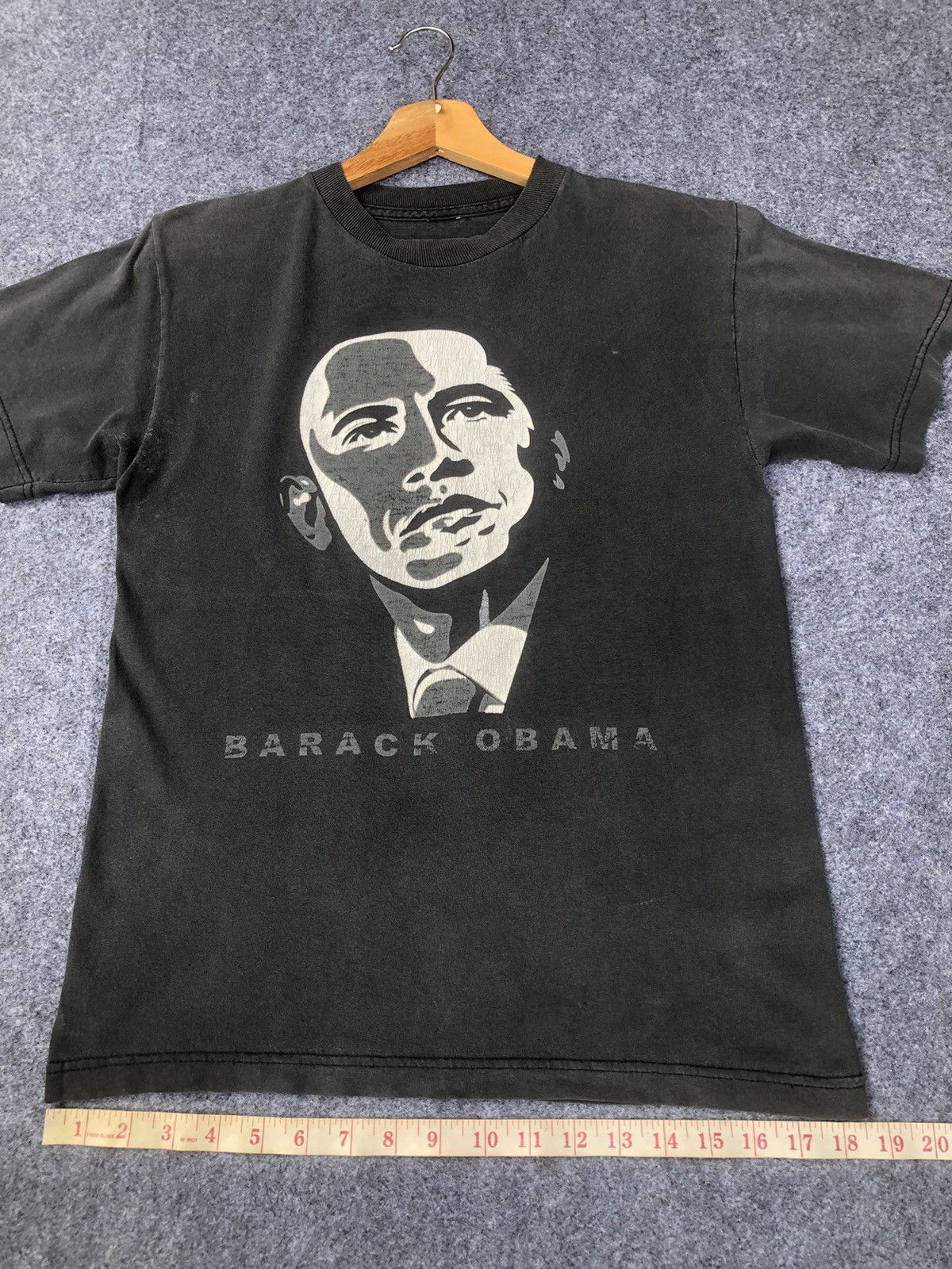 President's Last Drop🔥Rare🔥Vintage Barack Obama Sun Faded Tee Size US S / EU 44-46 / 1 - 9 Thumbnail