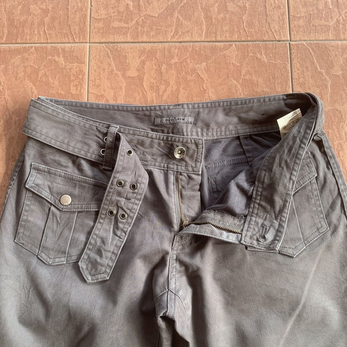 Japanese Brand × Vintage JAPANESE VINTAGE 29x32 TROUSERS WIDE LEGS OLD&NEW WITH BELT Size 29" - 6 Thumbnail