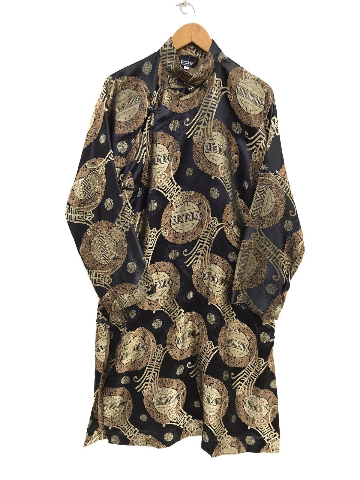 Japanese Traditional Chinese Cheongsam Long Button Jacket