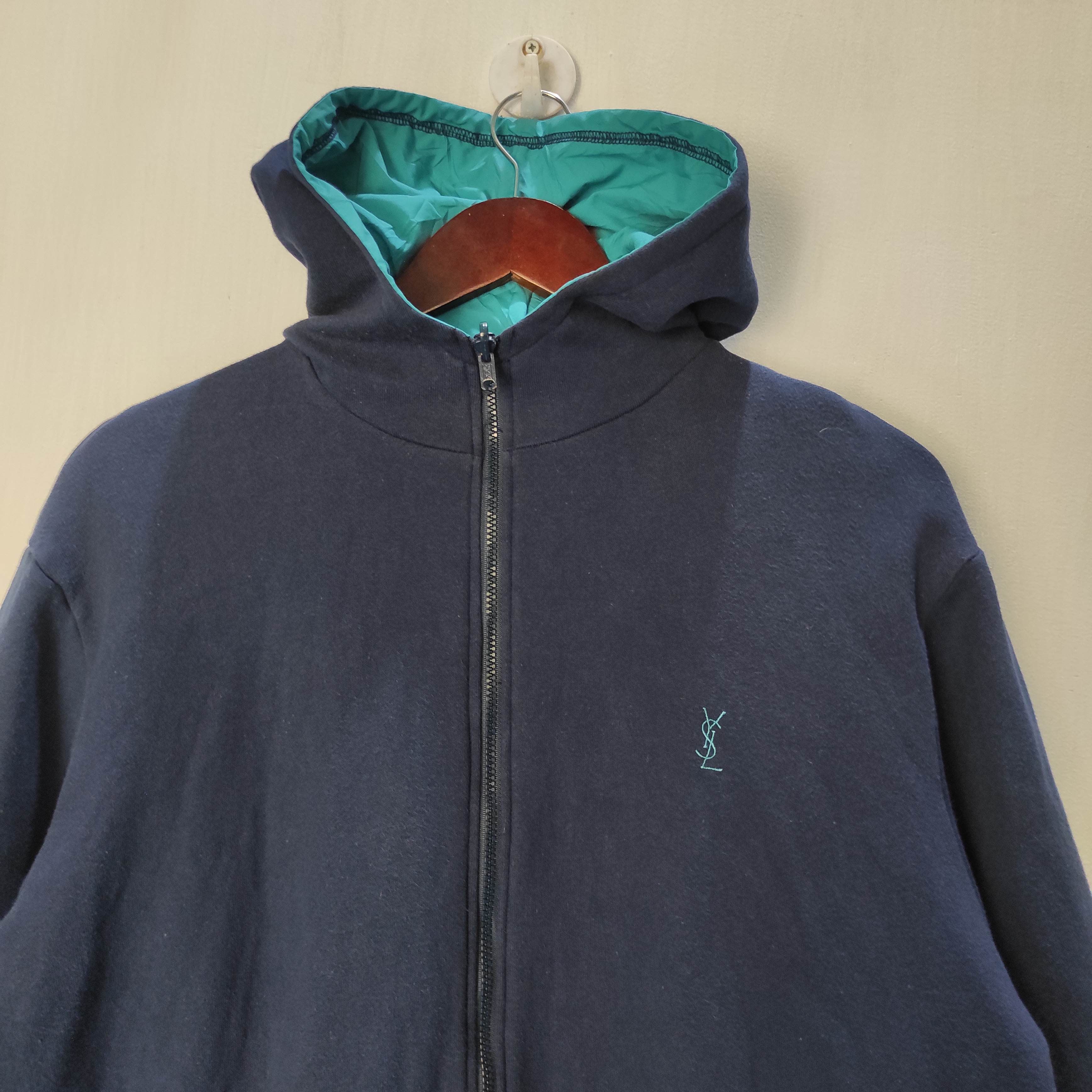 Yves Saint Laurent YSL Yves Saint Laurent Reversible Hoodie Jacket Size US M / EU 48-50 / 2 - 14 Thumbnail
