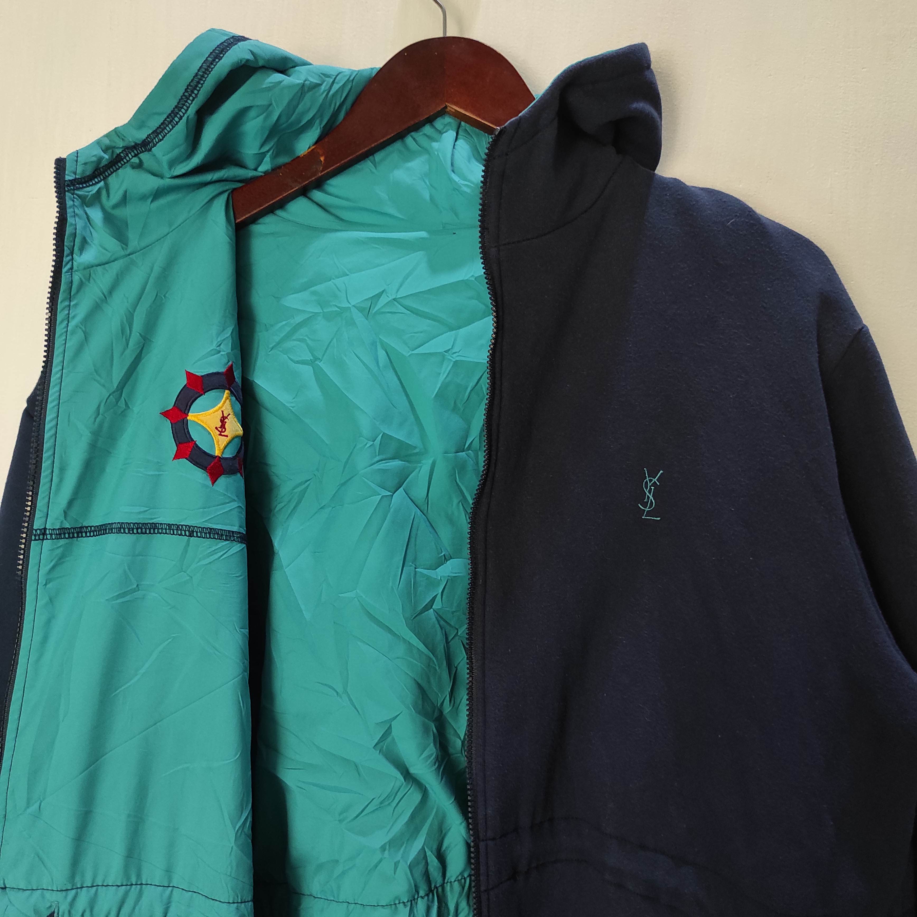 Yves Saint Laurent YSL Yves Saint Laurent Reversible Hoodie Jacket Size US M / EU 48-50 / 2 - 12 Thumbnail