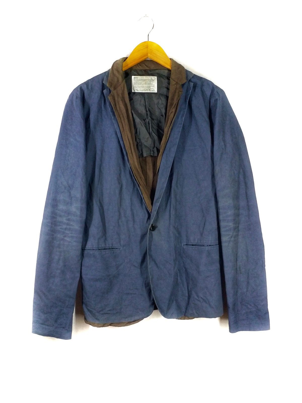 Japanese Brand 🖤 Minimalist Casual Coat by kolor - sacai Japanese Designer Size 38R - 1 Thumbnail
