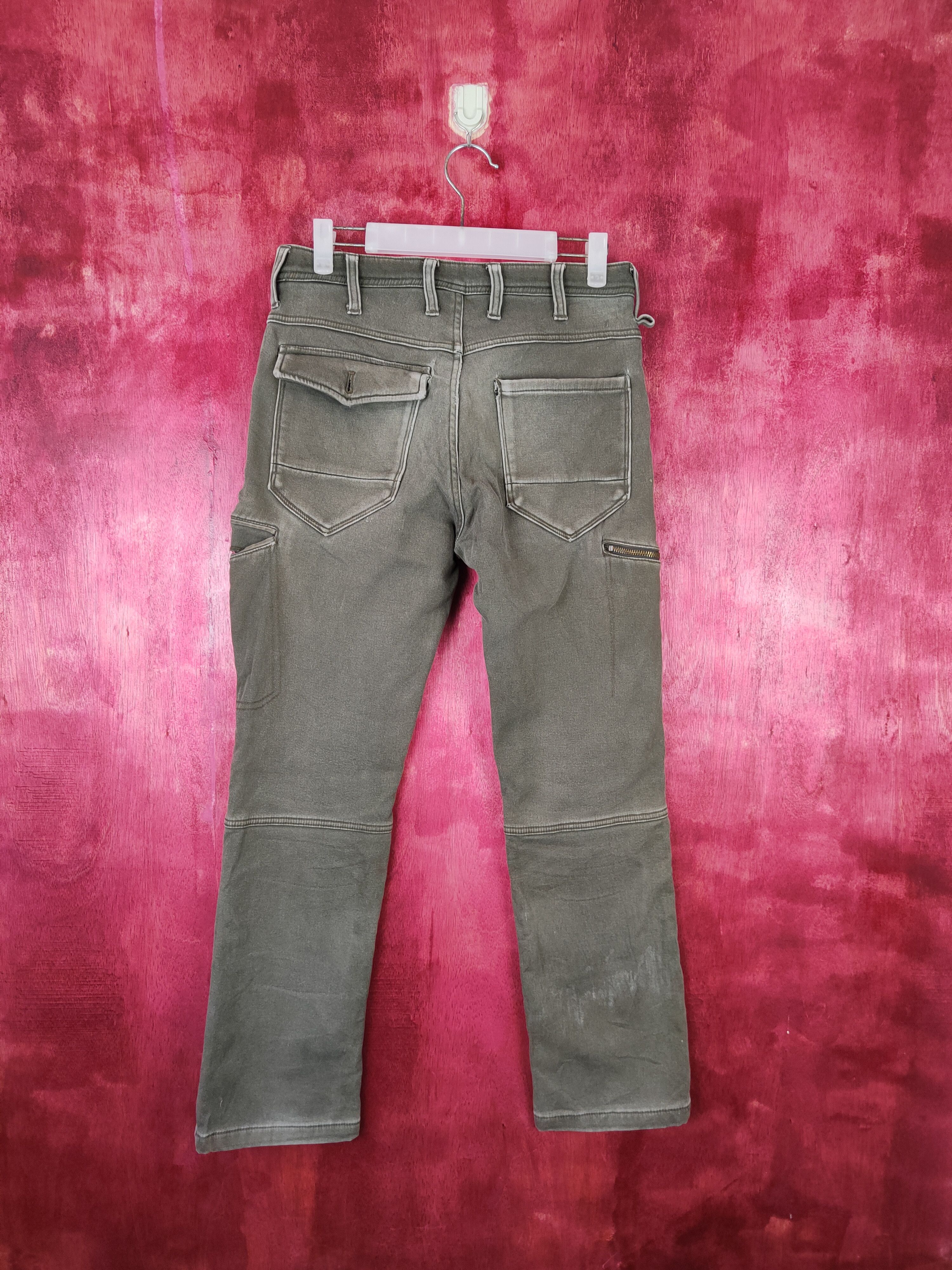 Japanese Brand FieldCore Dark Brown Multi Pocket Tactical Cargo Pants #S461 Size US 30 / EU 46 - 7 Thumbnail