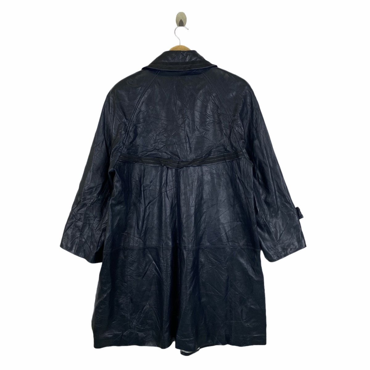Pierre Balmain Vintage PIERRE BALMAIN Paris Leather Long Coats Jacket Size L / US 10 / IT 46 - 2 Thumbnail