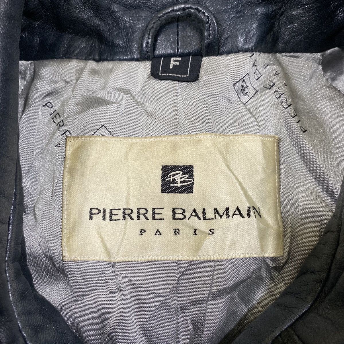 Pierre Balmain Vintage PIERRE BALMAIN Paris Leather Long Coats Jacket Size L / US 10 / IT 46 - 10 Thumbnail