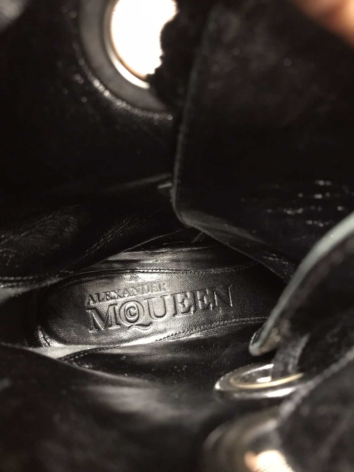 Alexander McQueen 750 $ Alexander Mqueen black bouts made in Italy Size US 5 / EU 37 - 10 Thumbnail