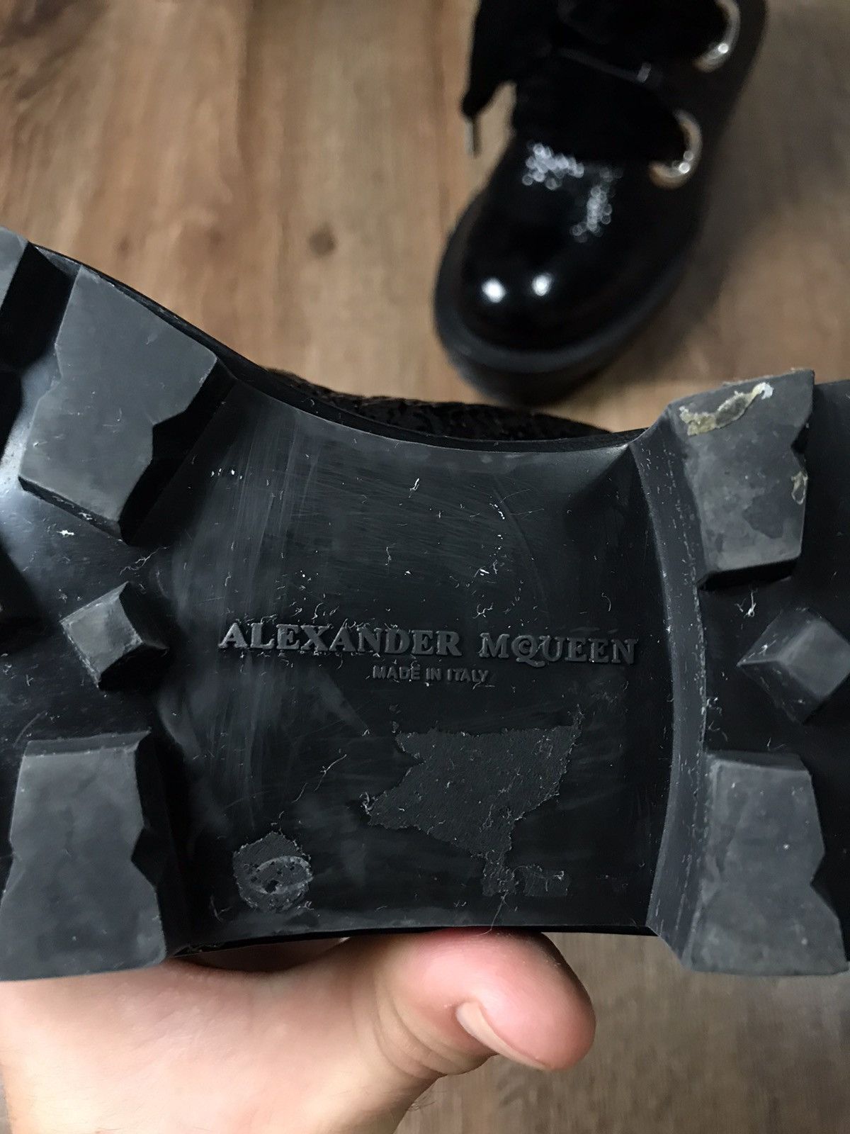 Alexander McQueen 750 $ Alexander Mqueen black bouts made in Italy Size US 5 / EU 37 - 8 Thumbnail