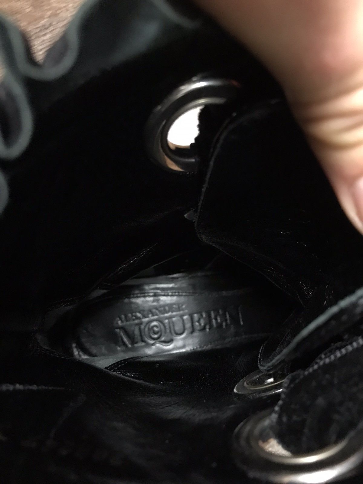 Alexander McQueen 750 $ Alexander Mqueen black bouts made in Italy Size US 5 / EU 37 - 9 Thumbnail