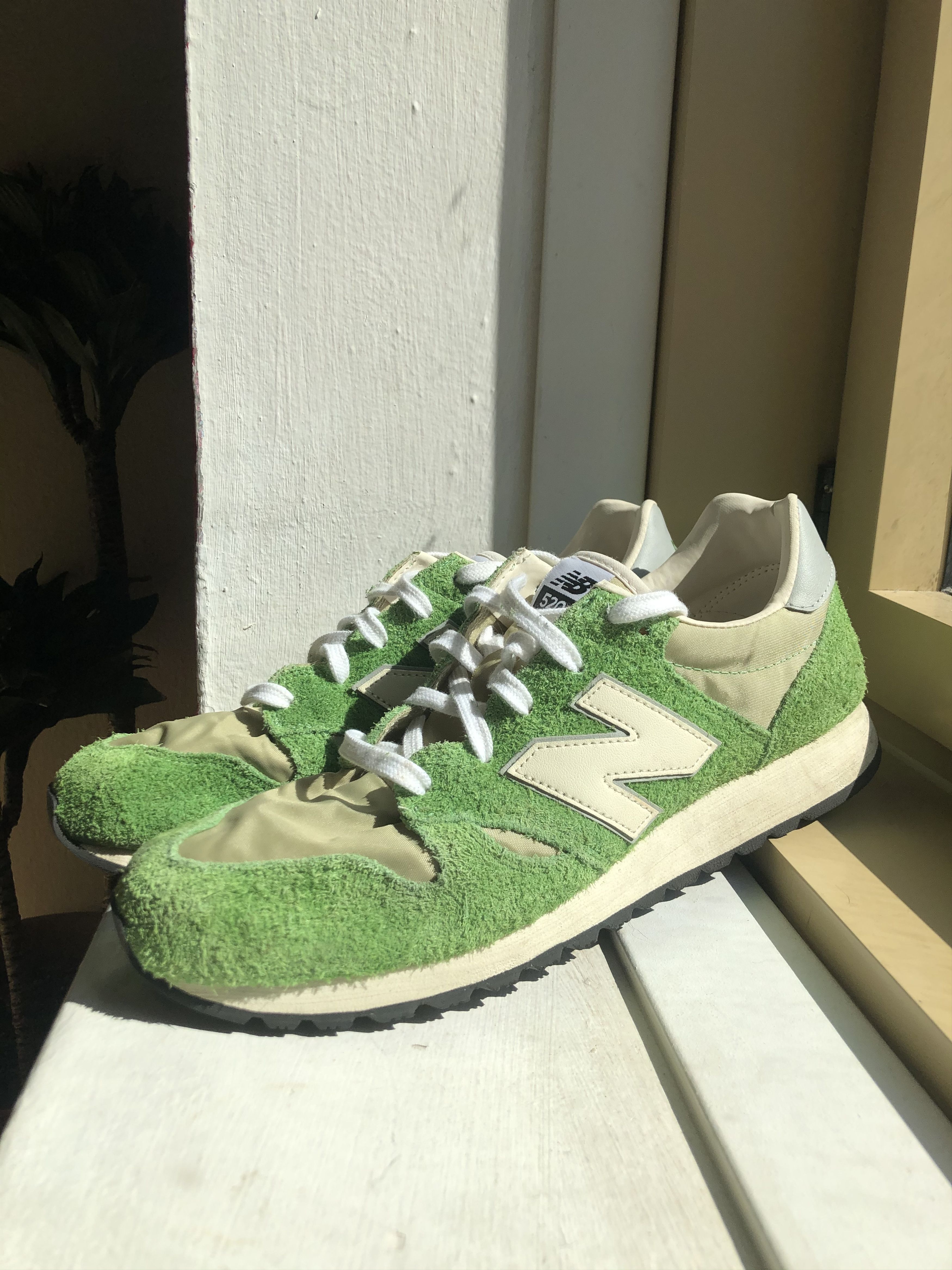 J.Crew New Balance New Balance 520 x J Crew Green Grass Suede Tan Grailed