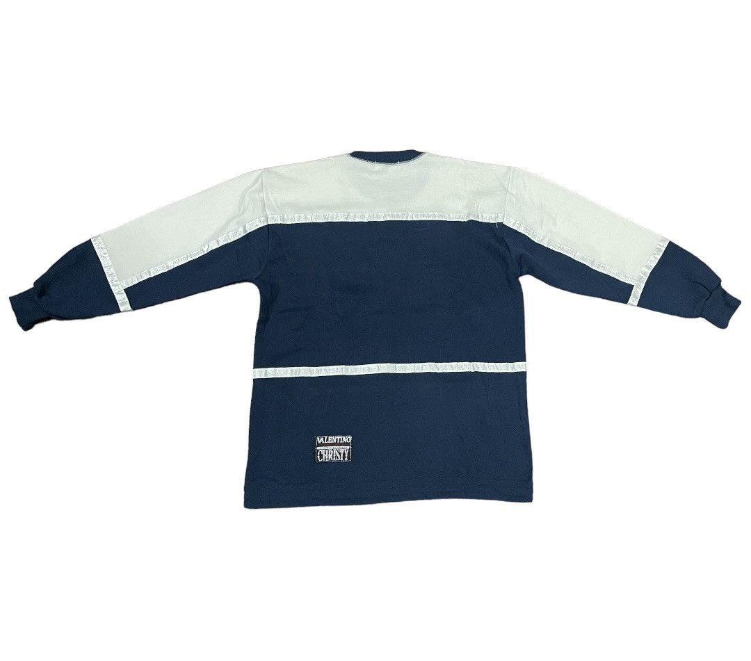 Designer Valentino Christy Sports Paris Spellout Taped Jumper Size US M / EU 48-50 / 2 - 5 Thumbnail