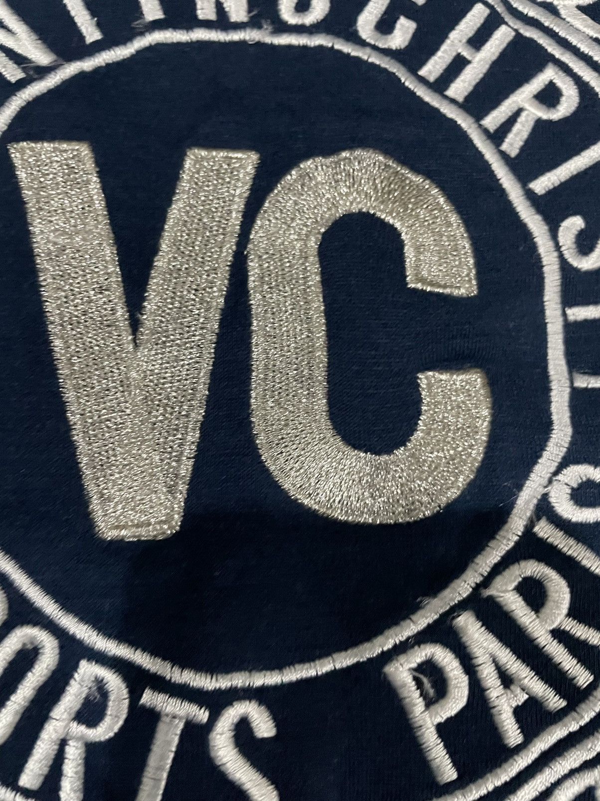 Designer Valentino Christy Sports Paris Spellout Taped Jumper Size US M / EU 48-50 / 2 - 10 Thumbnail