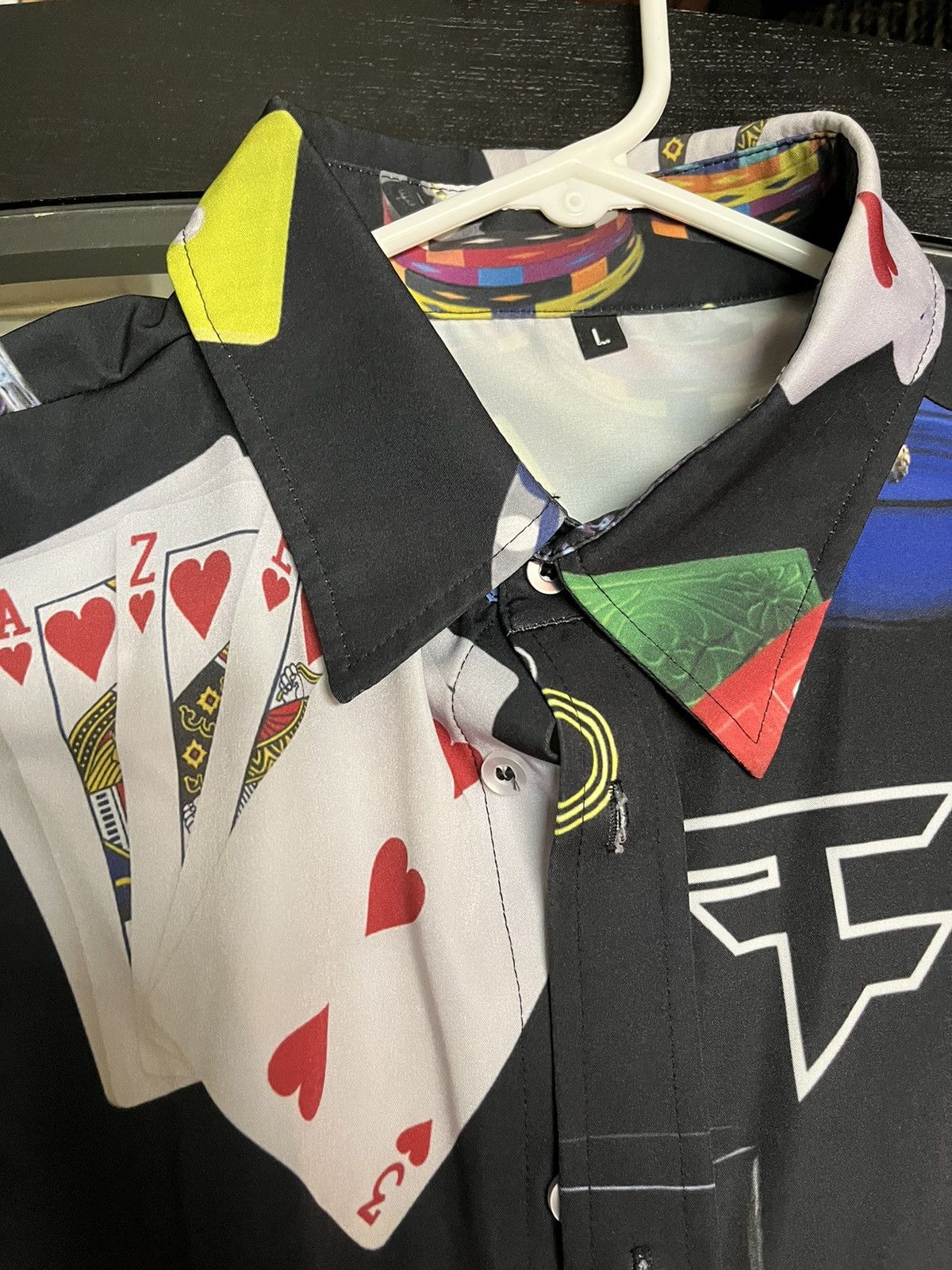 FaZe Faze x Half Evil Casino button up Size US L / EU 52-54 / 3 - 3 Thumbnail