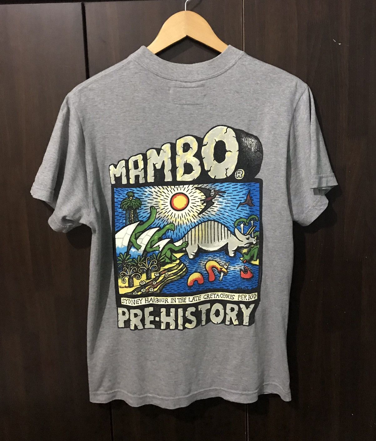 Mambo × Vintage Vintage 90s Mambo Pre-History Art Tshirt Size US M / EU 48-50 / 2 - 1 Thumbnail