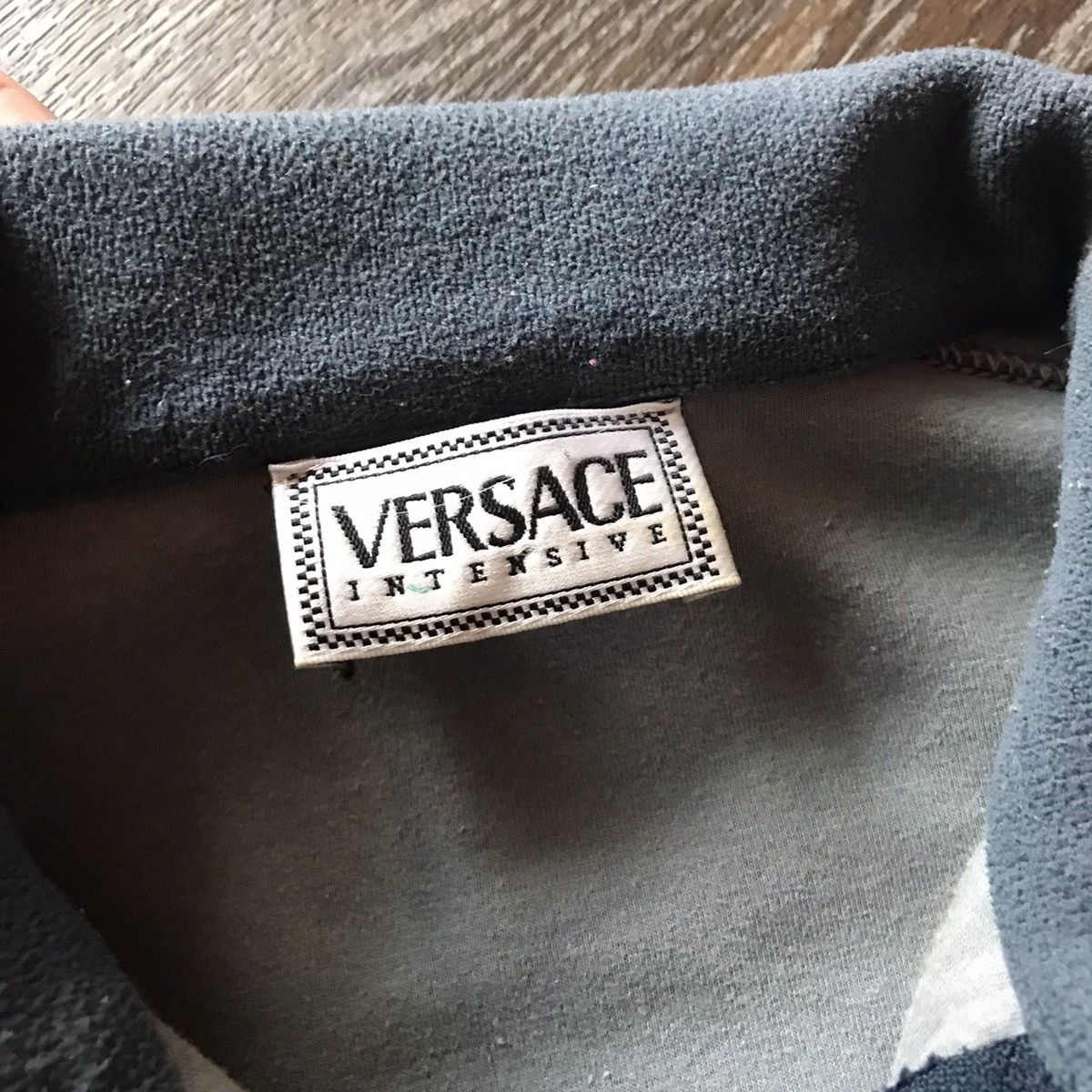 Versace × Versus Versace × Vintage Versace Intensive Vintage Fleece Vest Rare Big Logo Size L Size US L / EU 52-54 / 3 - 6 Thumbnail