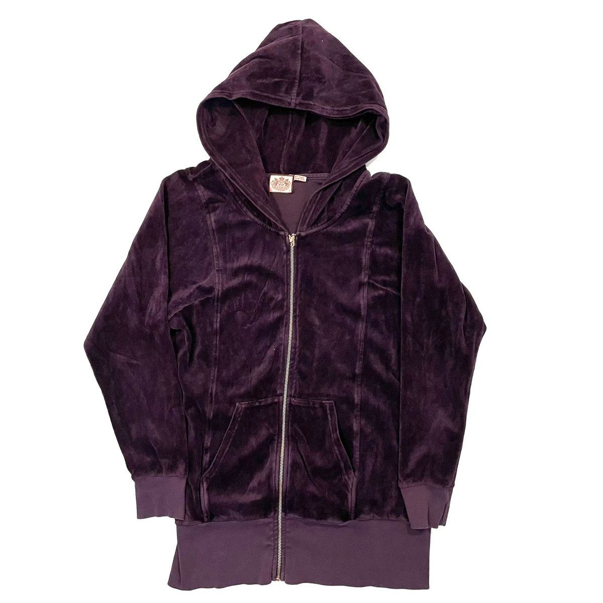 Juicy Couture full zip purple hoodie velour y2k