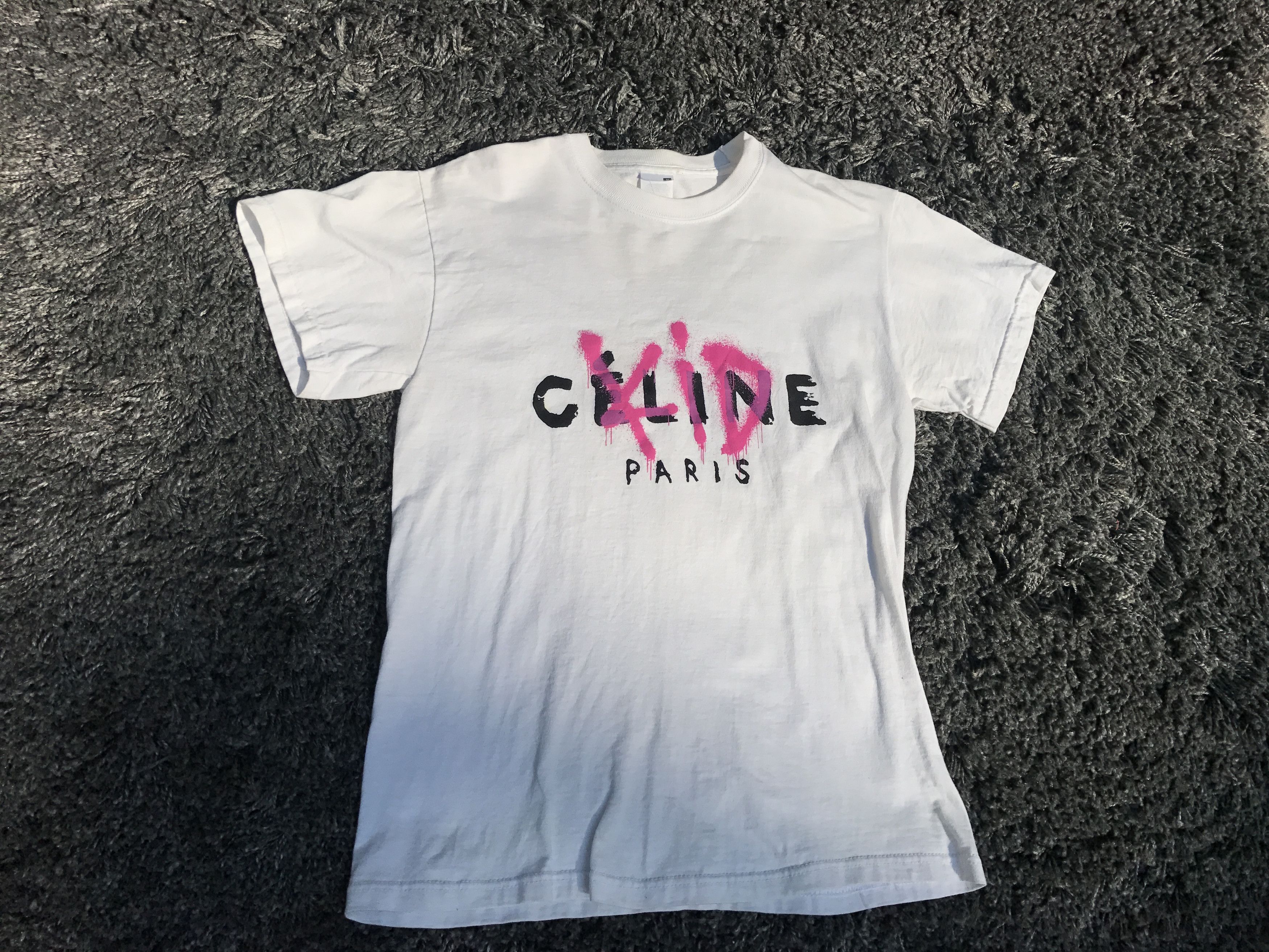 Celine Kidult Celine Graffiti Drip | Grailed