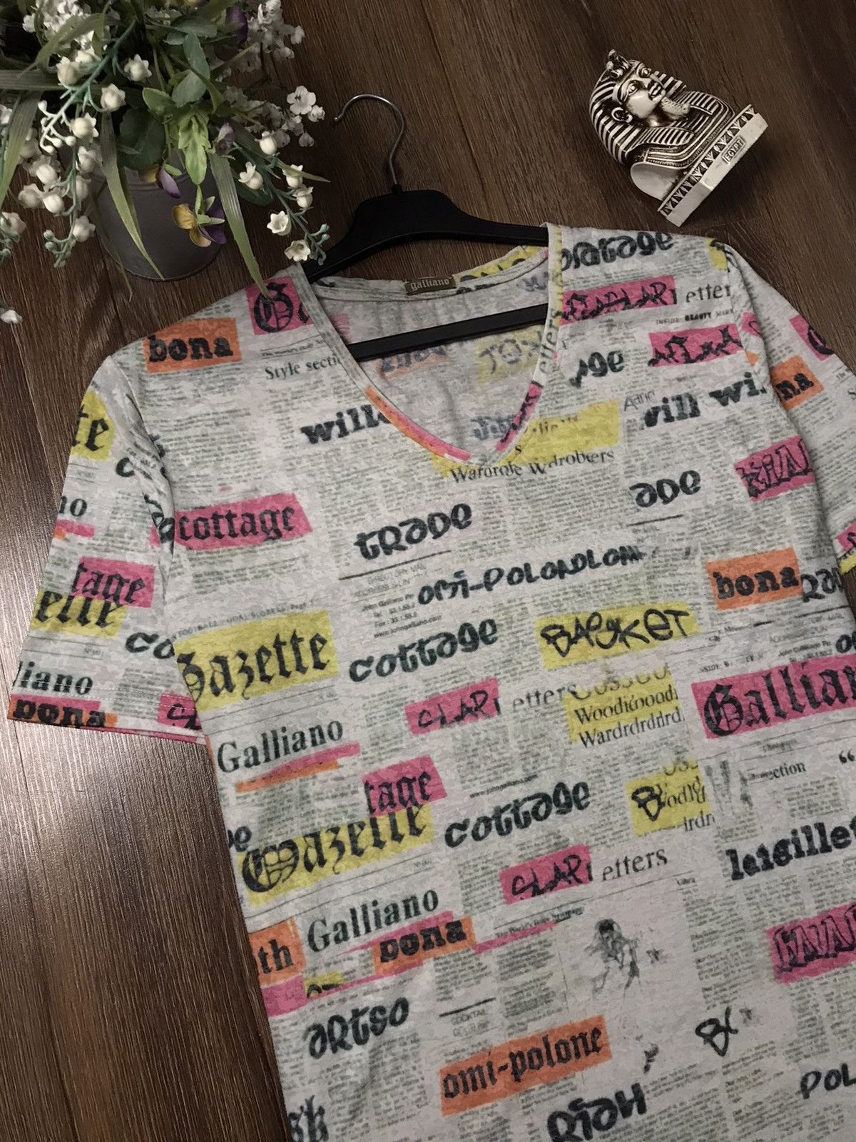 John Galliano Galliano newspaper Gazete t shirt Size US M / EU 48-50 / 2 - 4 Thumbnail