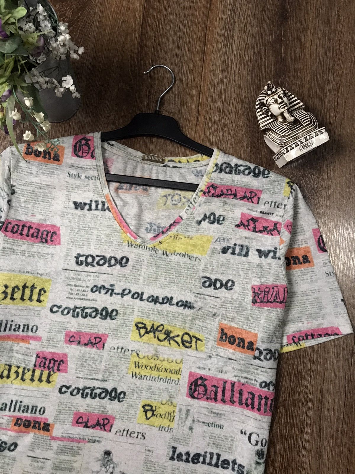 John Galliano Galliano newspaper Gazete t shirt Size US M / EU 48-50 / 2 - 2 Thumbnail