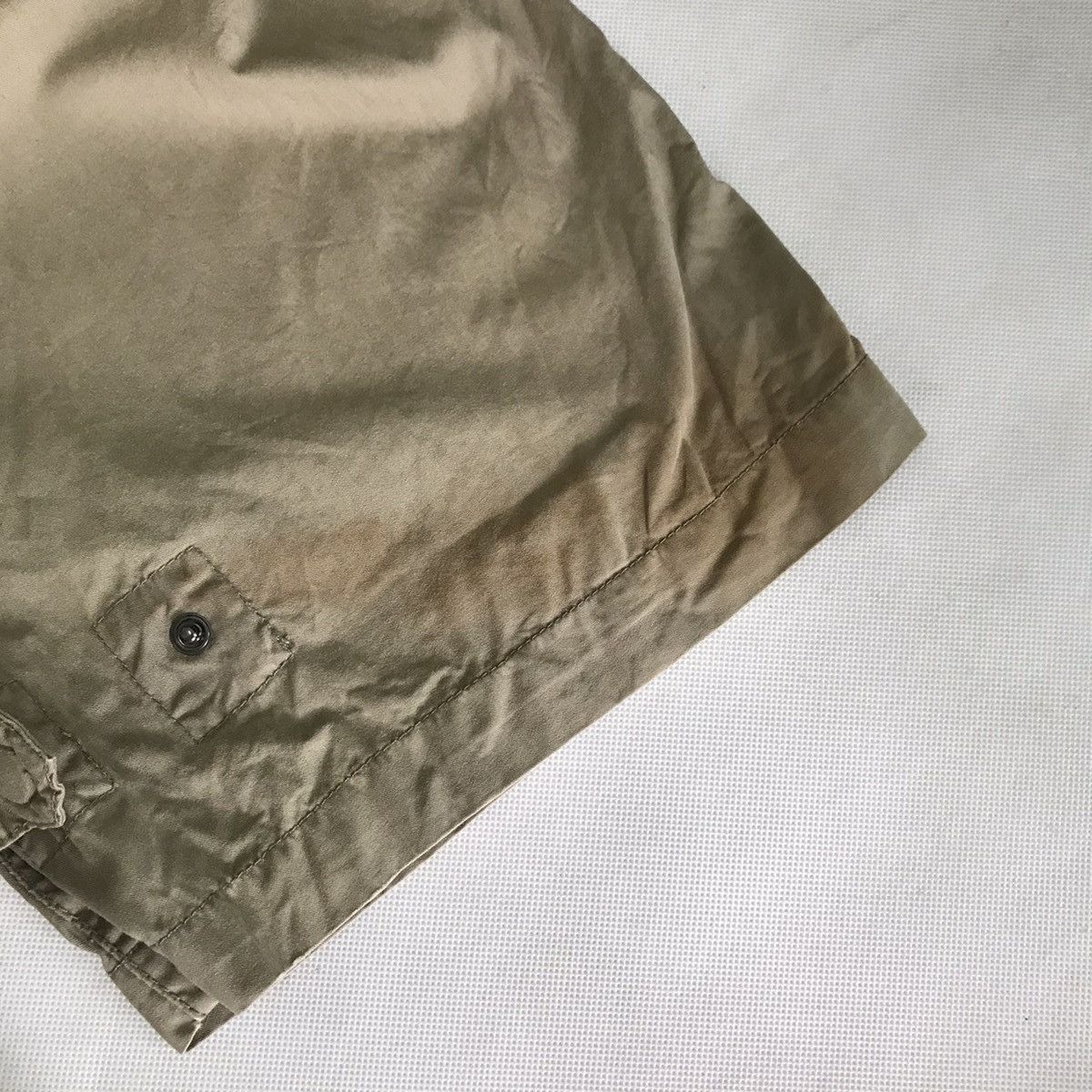 Japanese Brand 291295 Homme Japan Baggy Khaki faded Cargo pocket Pant Size US 35 - 18 Thumbnail