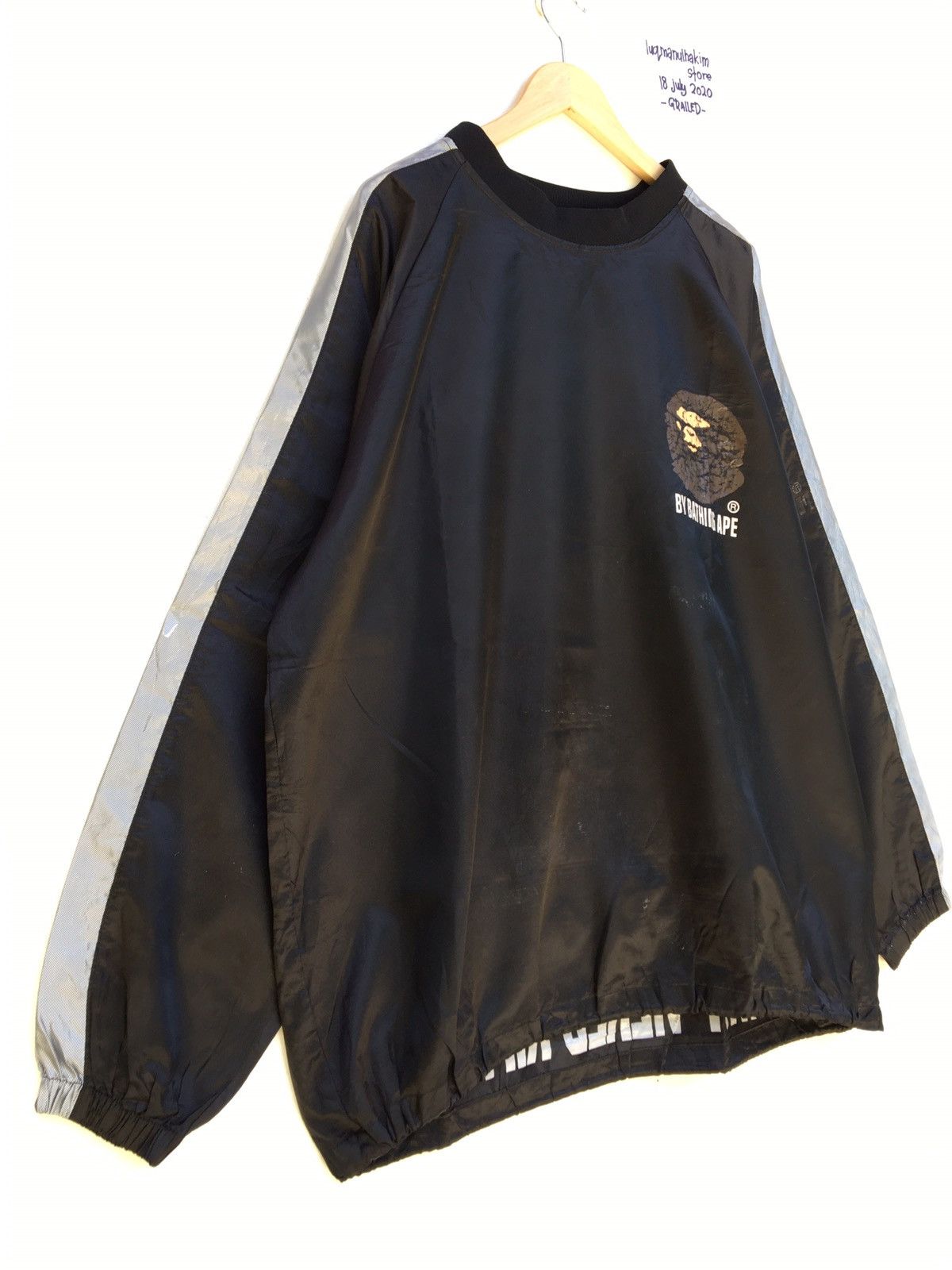 Bape × Vintage Rare BAPE A Bathing Ape Waterproof Oversized Raincoat Size US L / EU 52-54 / 3 - 7 Thumbnail