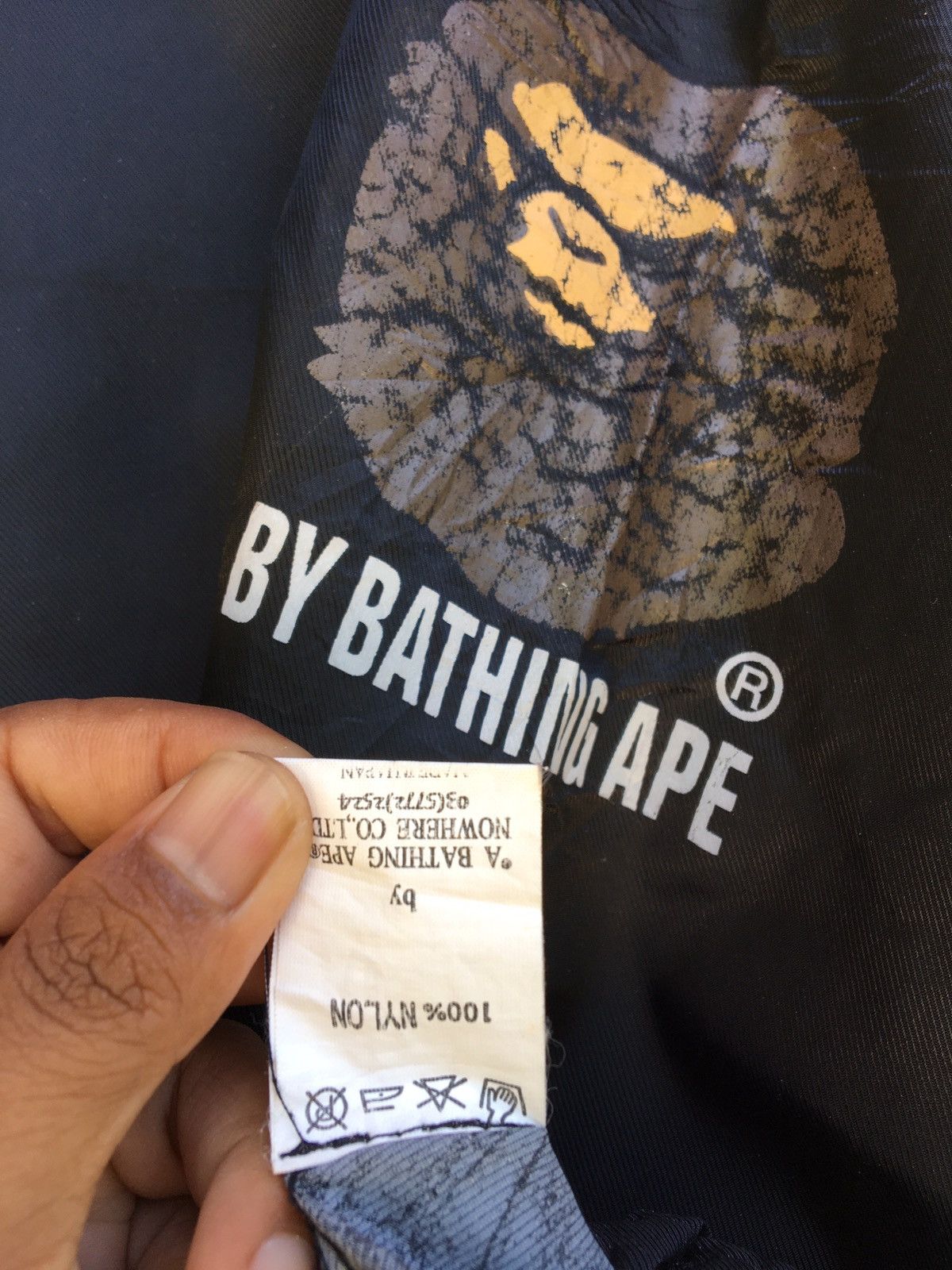 Bape × Vintage Rare BAPE A Bathing Ape Waterproof Oversized Raincoat Size US L / EU 52-54 / 3 - 12 Thumbnail