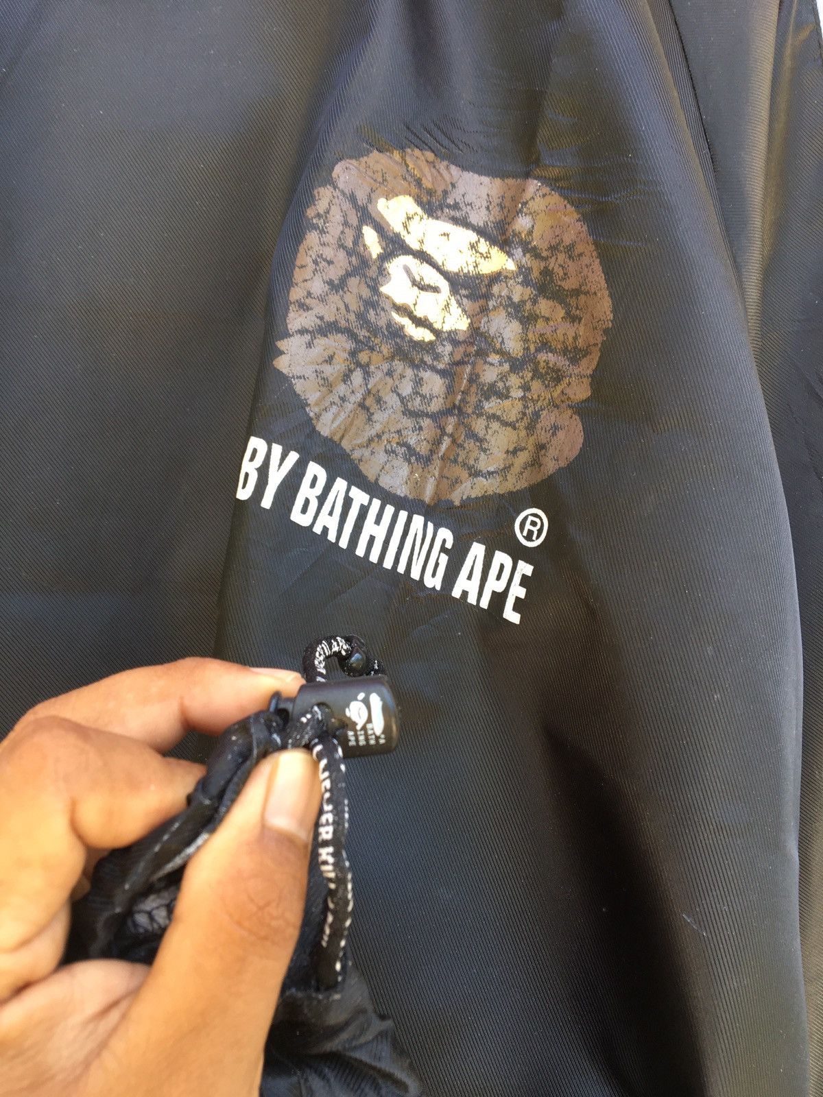 Bape × Vintage Rare BAPE A Bathing Ape Waterproof Oversized Raincoat Size US L / EU 52-54 / 3 - 11 Thumbnail
