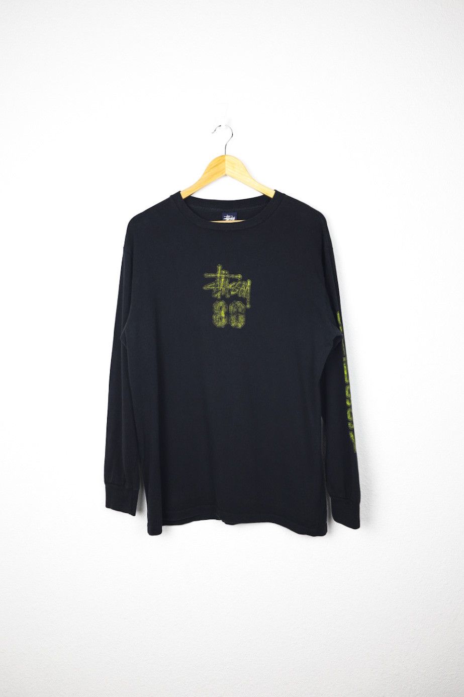 Stussy Vintage 80's Stussy USA Made Graphic Logo LS Tee T-shirt | Grailed