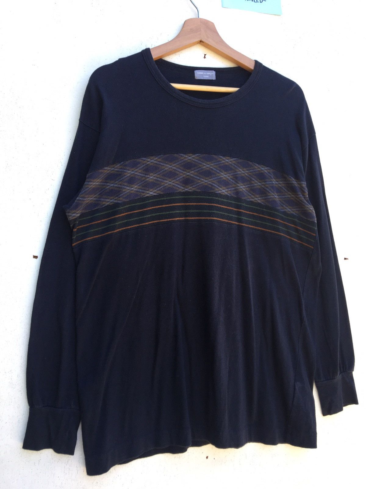 Comme des Garcons Vintage AD1993 Comme Des Garcons Homme Longsleeve Shirt Size US M / EU 48-50 / 2 - 2 Thumbnail