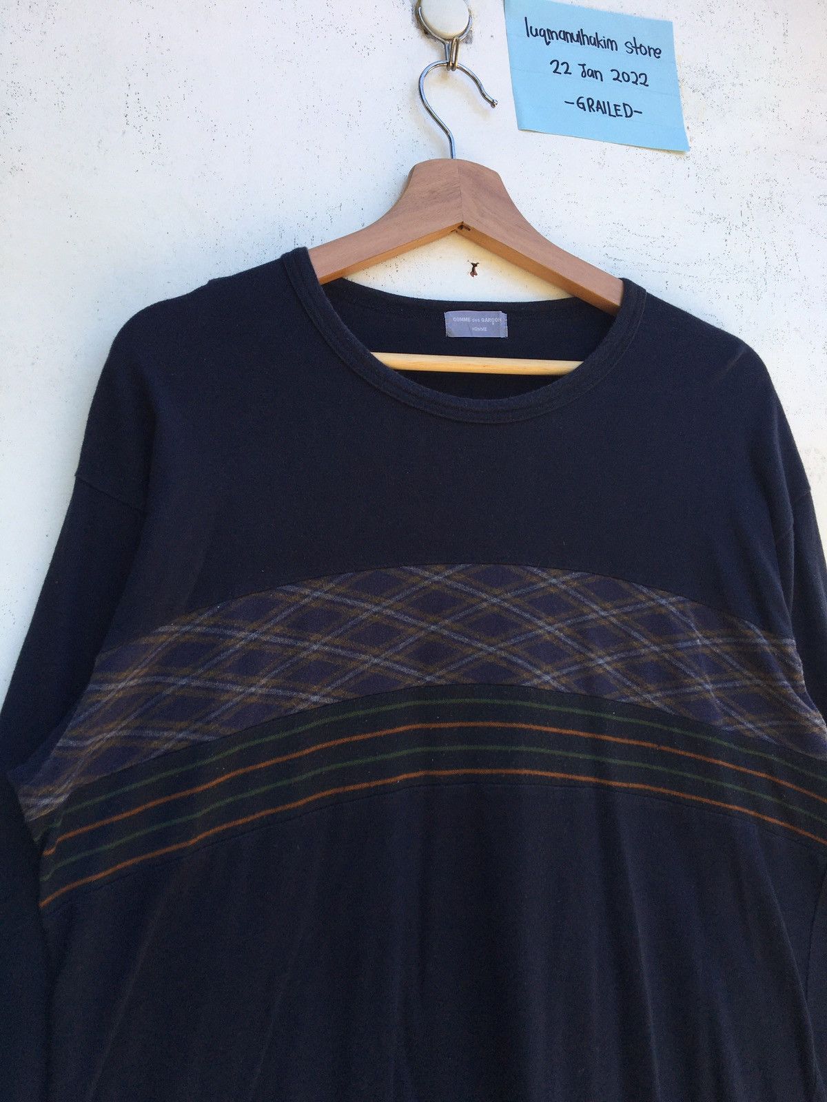 Comme des Garcons Vintage AD1993 Comme Des Garcons Homme Longsleeve Shirt Size US M / EU 48-50 / 2 - 6 Thumbnail