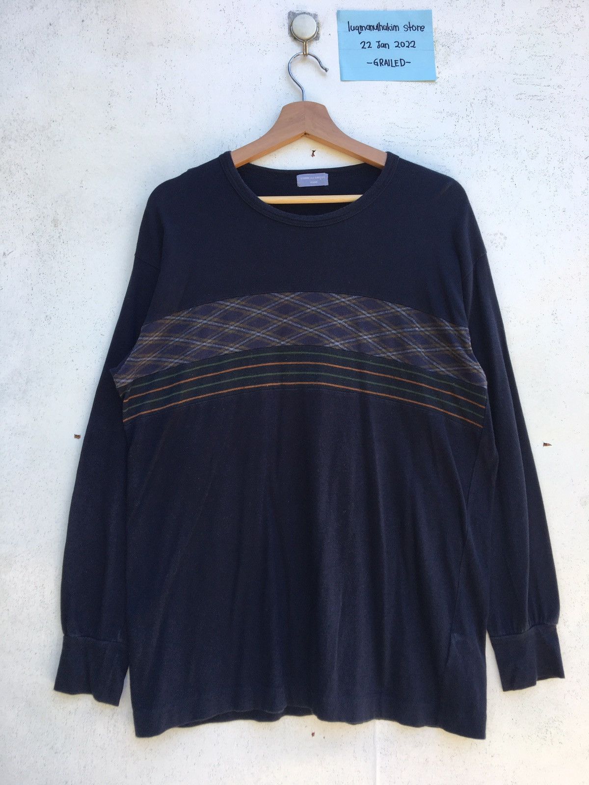 Comme des Garcons Vintage AD1993 Comme Des Garcons Homme Longsleeve Shirt Size US M / EU 48-50 / 2 - 1 Thumbnail