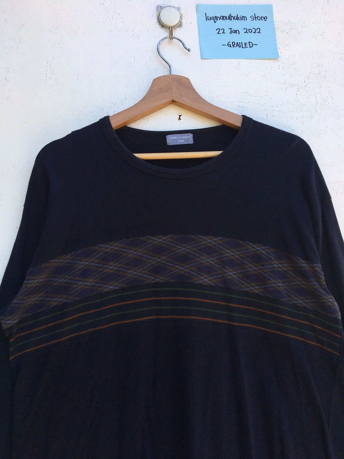 Comme des Garcons Vintage AD1993 Comme Des Garcons Homme Longsleeve Shirt Size US M / EU 48-50 / 2 - 5 Thumbnail