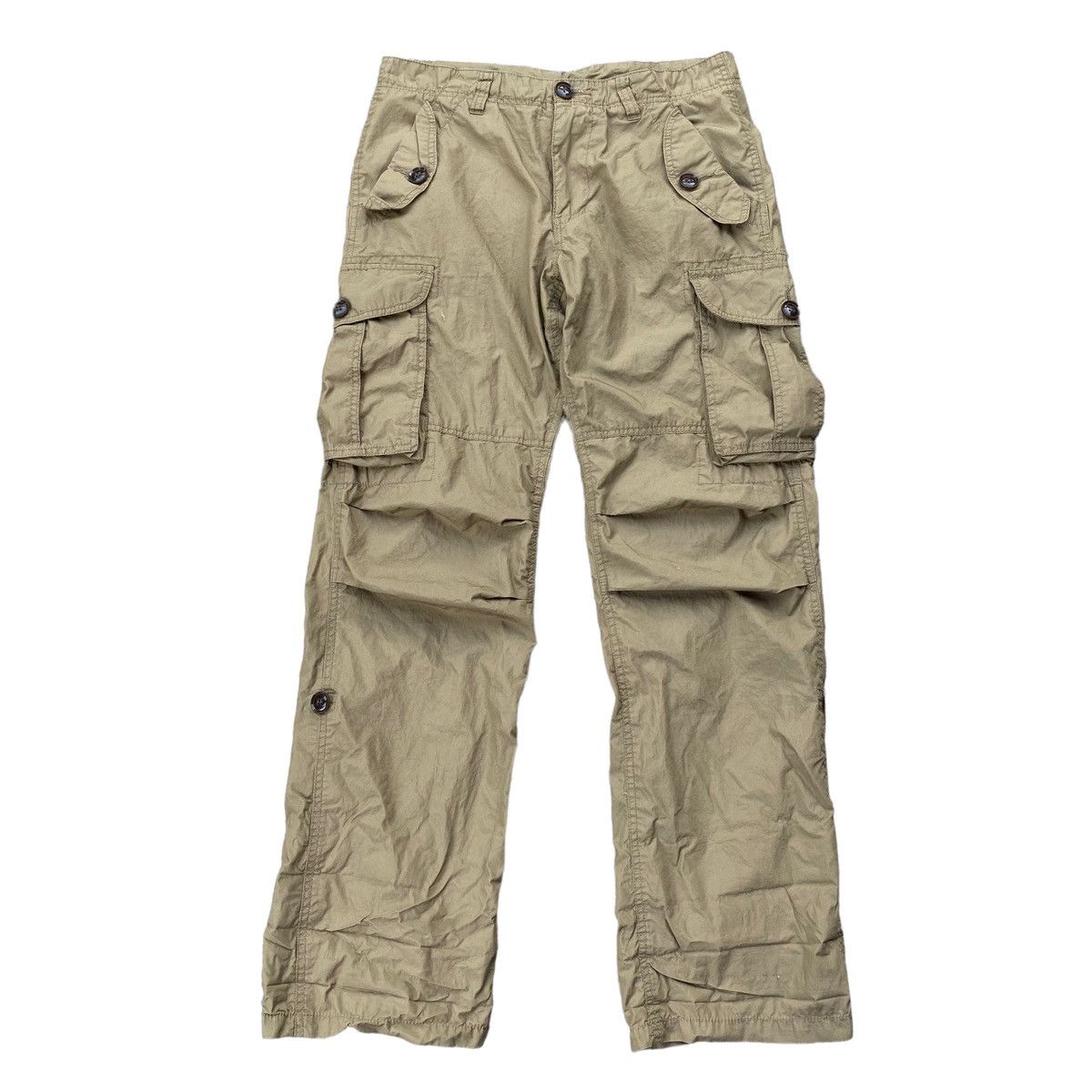Japanese Brand Bondage Punk Style Tactical Cargo Pants. #A3