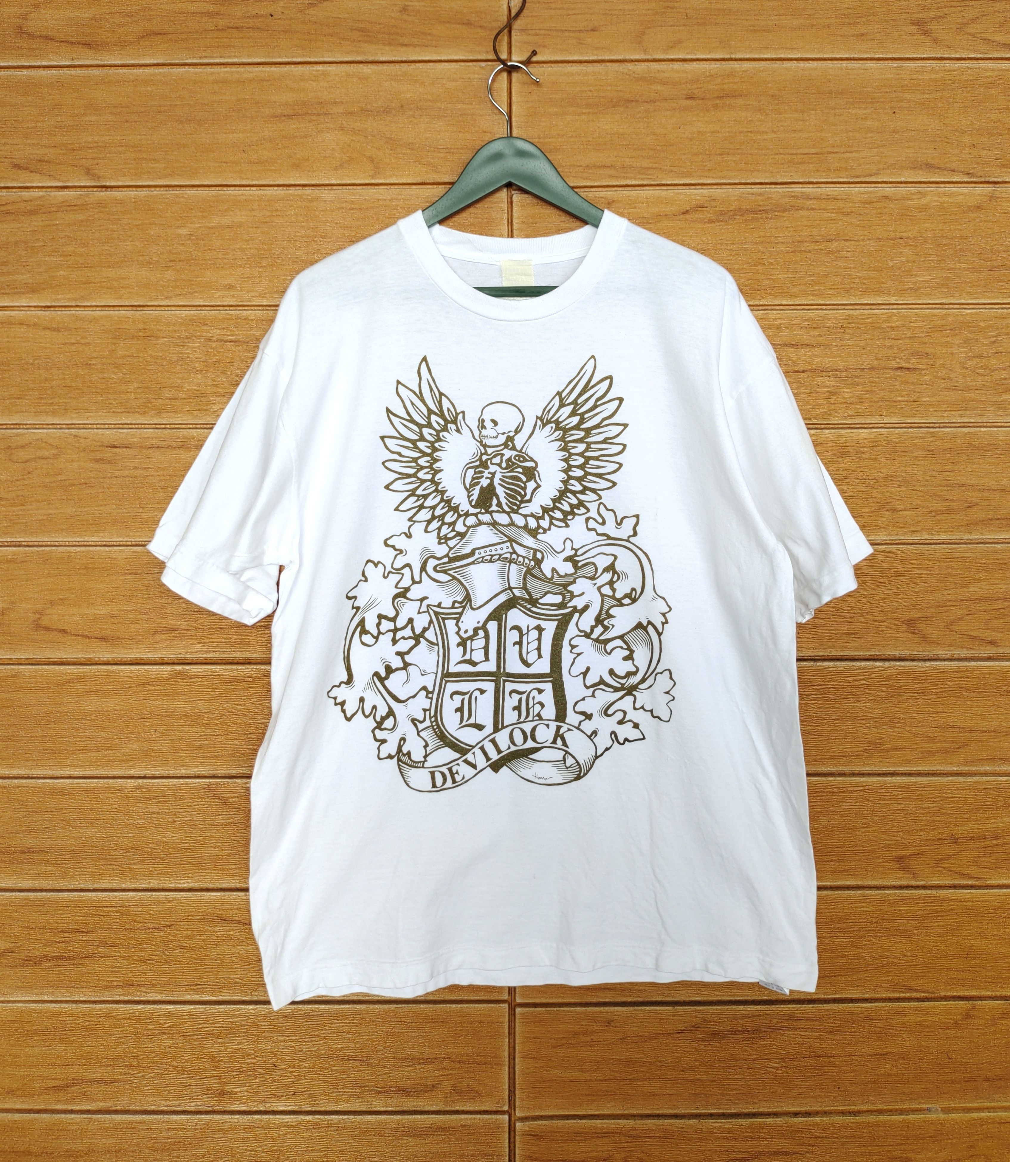Devilock Vintage Y2k Devilock Japan Flying Skull T-Shirt Size US L / EU 52-54 / 3 - 1 Thumbnail