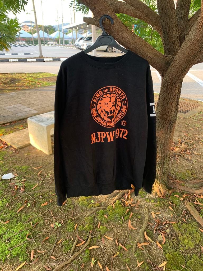 Japanese Brand 🔥Best Offer🔥New Japan Pro Wrestling sweatshirt Size US L / EU 52-54 / 3 - 1 Thumbnail